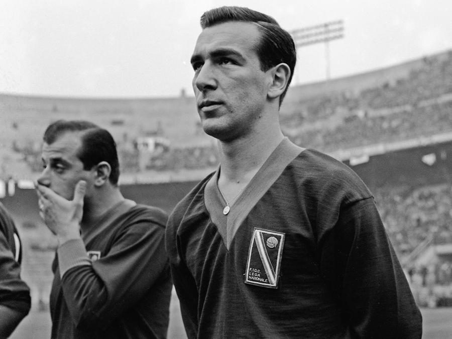 1960, con la maglia della Nazionale di Lega (Olycom)