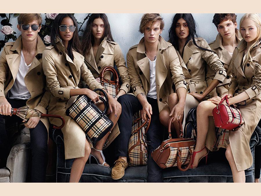 Mario Testino: adv Burberry PE 2014 