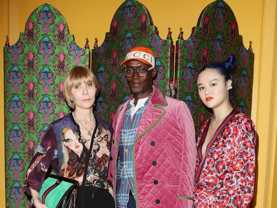 Da sinistra, Helen Downie, Willy Ndatila e John Yuyi (Foto: Vittorio Zunino Celotto/Getty Images per Gucci)