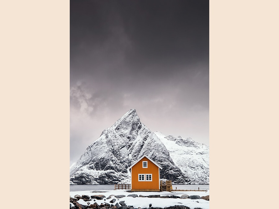 Image Name: Shapes of Lofoten. Photographer Name: Mikkel Beiter. Year: 2018. Copyright: © Mikkel Beiter, Denmark, Winner, Open Travel and Denmark National Award, 2018 Sony World Photography Awards
