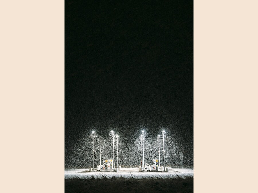 Image Name: Gas Station. Photographer Name: Chul-Ui Song. Year: 2018. Copyright: © Chul-Ui Song, Winner, South Korea National Award, 2018 Sony World Photography Awards