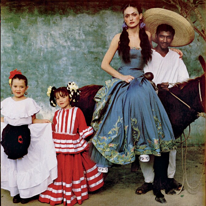 Shooting di Iris Brosch per L'Officiel, 1998