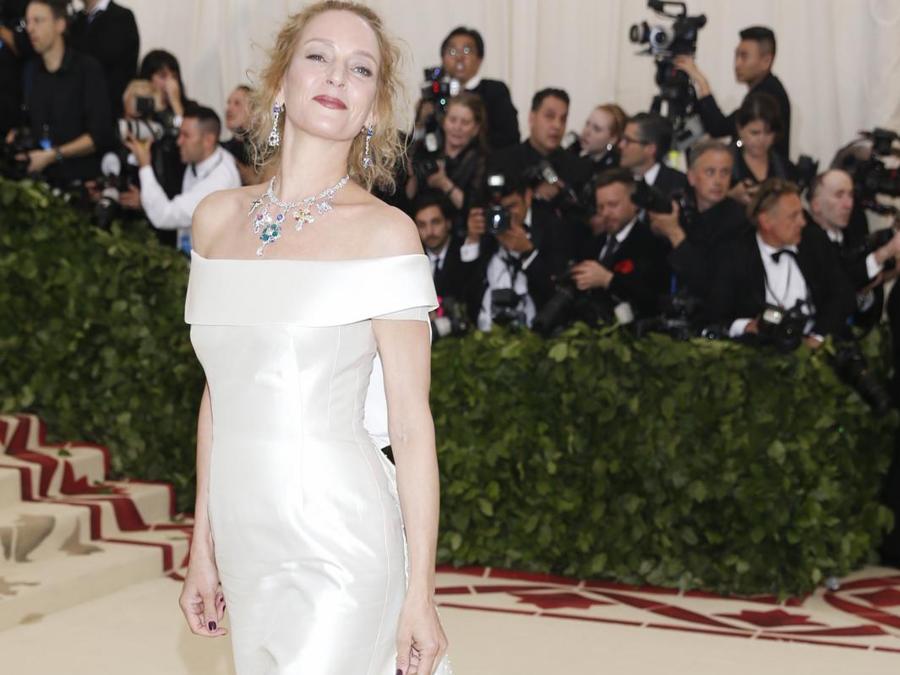 Uma Thurman in Gabriela Hearst (Reuters)