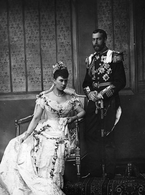 Era il 1893 quando il futuro Giorgio V di Inghilterra sposò la principessa Maria di Teck