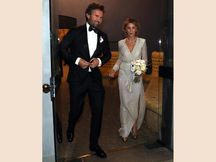 Carlo Cracco e Rosa Fanti . (ANSA/ Matteo Bazzi)
