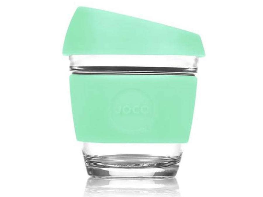 Joco, Seaglass, in vetro borosilicato, non poroso, con custodia e coperchio in silicone.