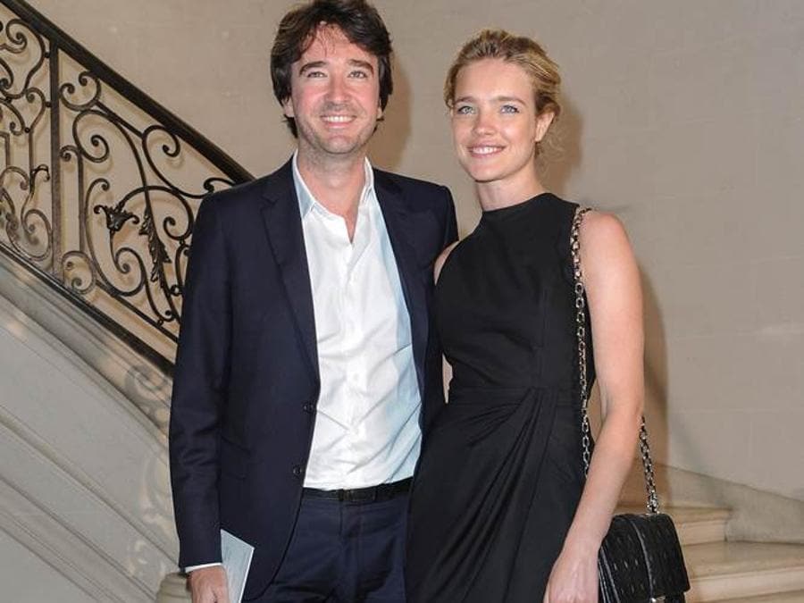 Antoine Arnault, primogenito di Bernard, con la compagna Natalia Vodianova