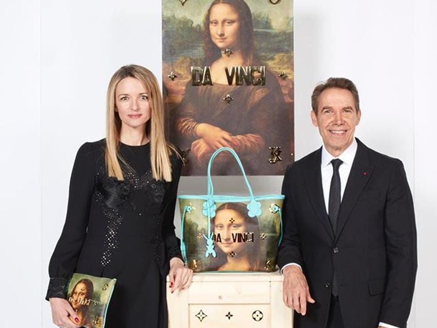 Delphine Arnault con Jeff Koons