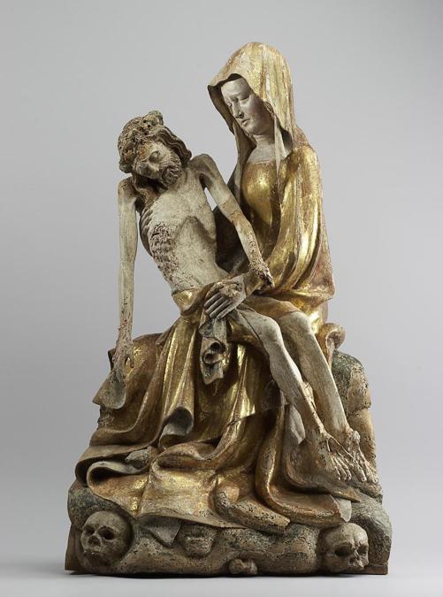 Scultore tedesco, Vesperbild, 1380-1400 circa, Francoforte sul Meno, Liebieghaus Skulpturensammlung © Liebieghaus Skulpturensammlung – ARTOTHEK