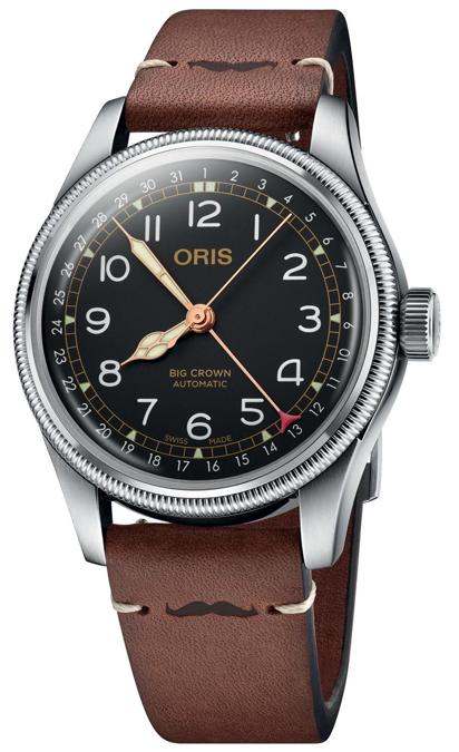 Oris. Una nobile causa accompagna l’edizione speciale del Big Crown Pointer Date declinato in una versione speciale chiamata Oris Movember Edition ha cassa in acciaio di 40 mm e indicazione della data a lancetta. Parte dei ricavati andrà a sostenere la Fondazione Movember. Prezzo: 1.800 euro