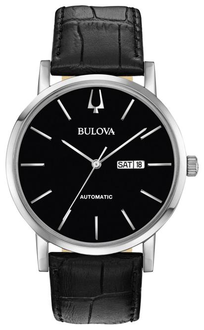 <b>Bulova. </b>Movimento automatico con funzione giorno e data custodito all'interno di una cassa di 42 mm in acciaio. La collezione Clipper è declinata anche con un quadrante nero con indici applicati e sfere a lancia argentate. Prezzo: 259 euro