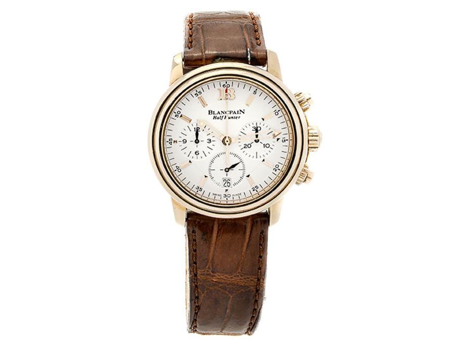 Curio, un cronografo in oro rosa BlancpaiN Demi-Savonette 2000 aggiudicato a 8.540 euro