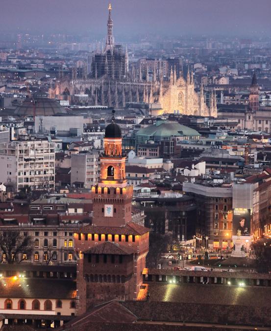 Veduta del Castello e del Duomo da Torre Branca