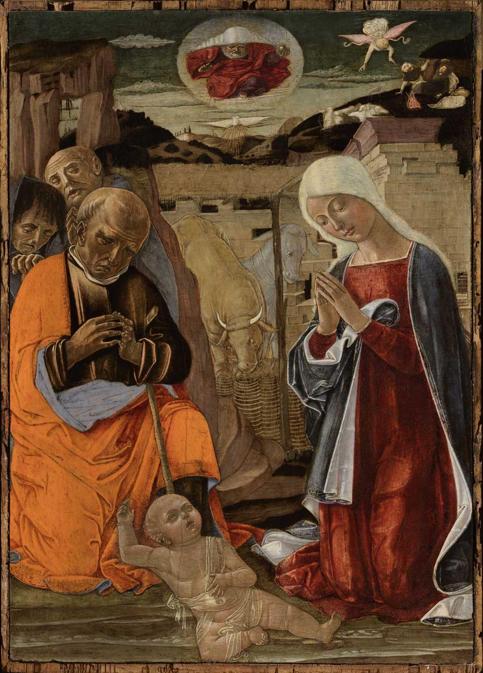 Benvenuto di Giovanni di Meo del Guasta, Natività, Courtesy Salamon Old Masters