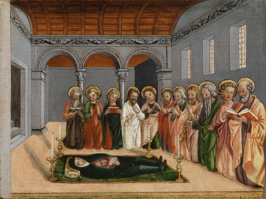 Matteo Cesa, Dormitio Virginis, il funerale di Maria, Courtesy Salamon Old Masters