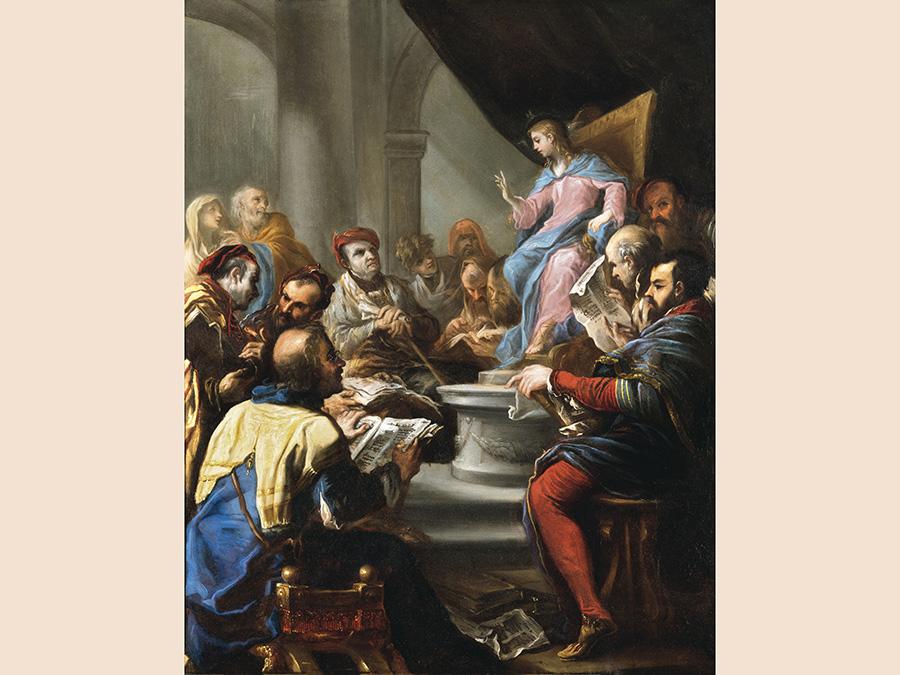 Fondantico un olio su rame 73x60 cm di Giovanni Antonio Burrini del 1680 circa, proveniente dalla collezione del Principe Carlo Teodoro di Baviera, è offerto a un prezzo di 250mila euro
