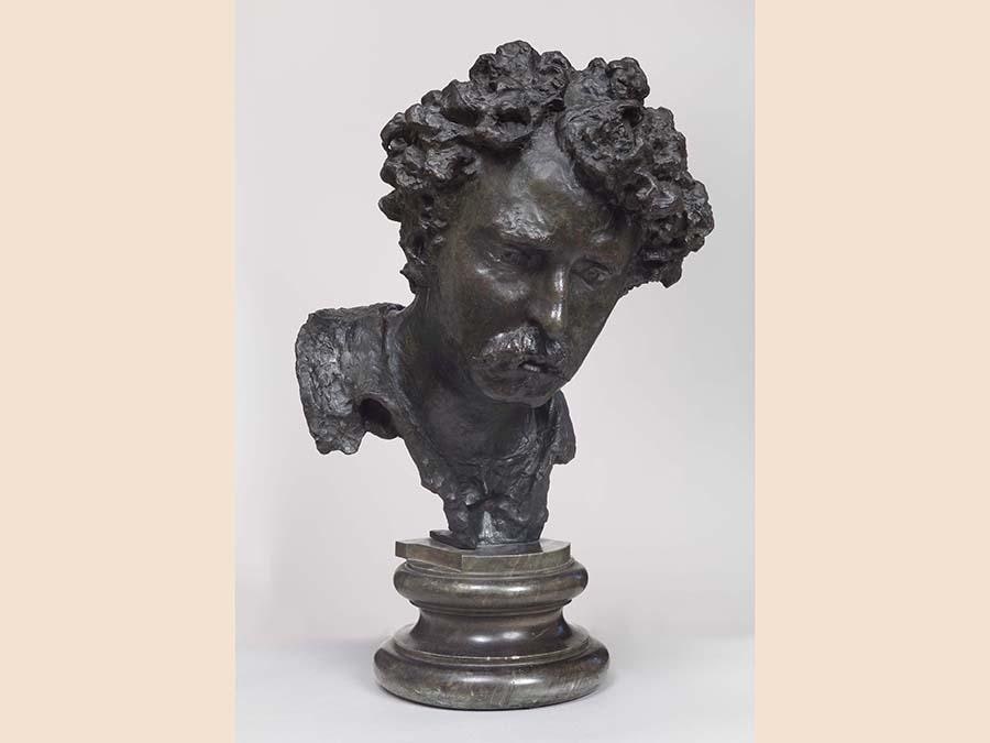 Galleria Antonacci Lapiccirella Fine Art un bronzo di Vincenzo Gemito, «Ritratto di Fortuny», scolpito tra il 1880 e il 1890 - 50mila euro
