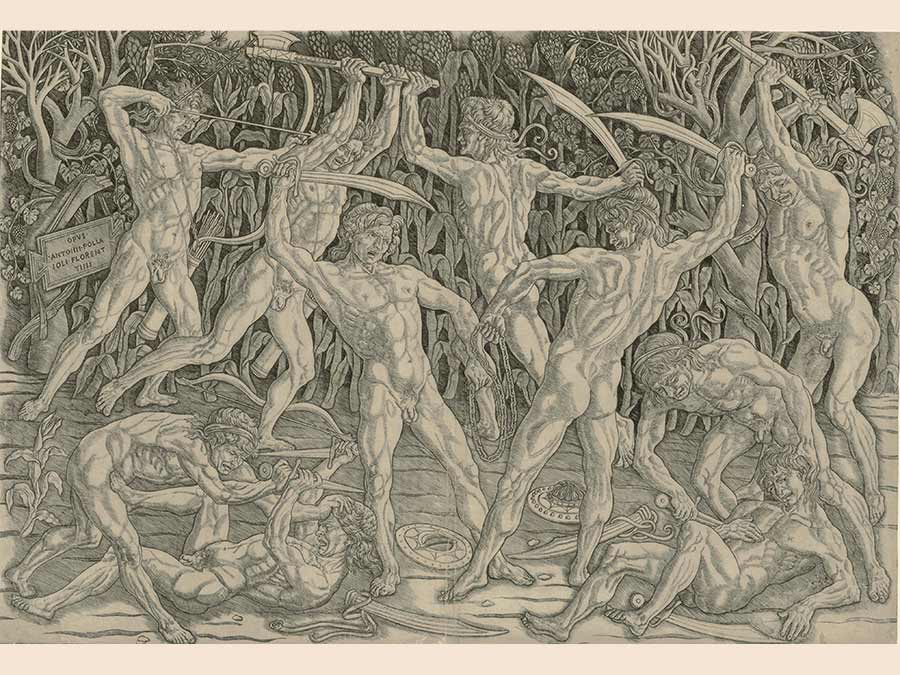 Antonio Pollaiuolo, Battle of the Nudes