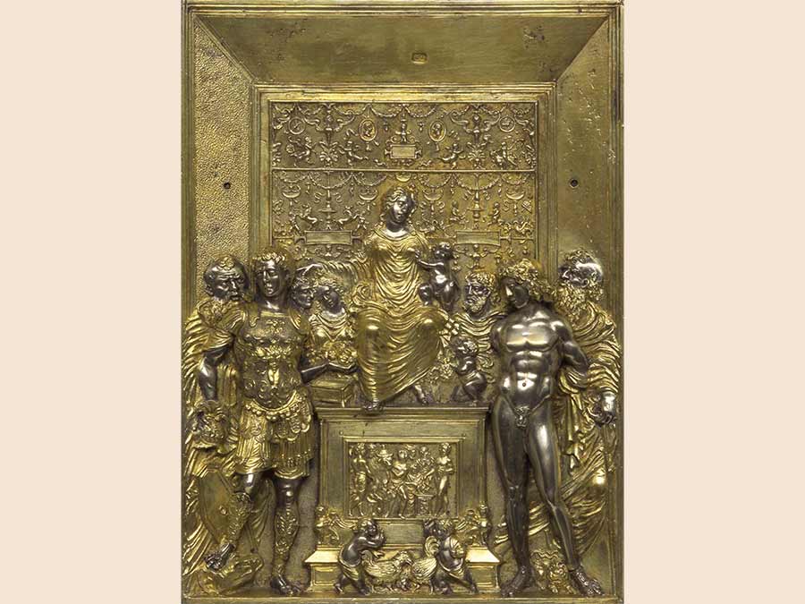 Moderno, Virgin and Child with Saints