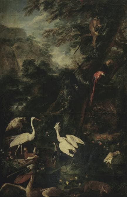 Anonimo olandese, Pandolfo Reschi (1640-1696), Livio Mehus (1627-1691), Ciclo di Orfeo (dettaglio), 1675-1680 circa, olio su tela, Milano, Pinacoteca del Castello Sforzesco (in deposito a Palazzo Sormani, sala del Grechetto e sala dei Putti) (© Comune di Milano-Tutti i diritti riservati)