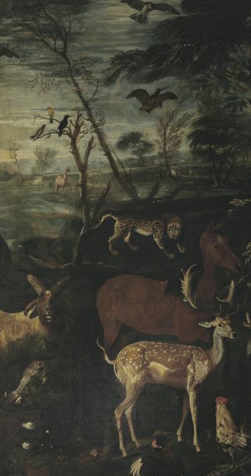 Anonimo olandese, Pandolfo Reschi (1640-1696), Livio Mehus (1627-1691), Ciclo di Orfeo (dettaglio), 1675-1680 circa, olio su tela, Milano, Pinacoteca del Castello Sforzesco (in deposito a Palazzo Sormani, sala del Grechetto e sala dei Putti) (© Comune di Milano-Tutti i diritti riservati)