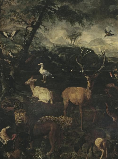 Anonimo olandese, Pandolfo Reschi (1640-1696), Livio Mehus (1627-1691), Ciclo di Orfeo (dettaglio), 1675-1680 circa, olio su tela, Milano, Pinacoteca del Castello Sforzesco (in deposito a Palazzo Sormani, sala del Grechetto e sala dei Putti) (© Comune di Milano-Tutti i diritti riservati)