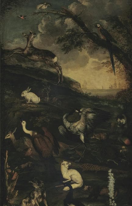 Anonimo olandese, Pandolfo Reschi (1640-1696), Livio Mehus (1627-1691), Ciclo di Orfeo (dettaglio), 1675-1680 circa, olio su tela, Milano, Pinacoteca del Castello Sforzesco (in deposito a Palazzo Sormani, sala del Grechetto e sala dei Putti) (© Comune di Milano-Tutti i diritti riservati)