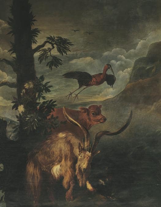 Anonimo olandese, Pandolfo Reschi (1640-1696), Livio Mehus (1627-1691), Ciclo di Orfeo (dettaglio), 1675-1680 circa, olio su tela, Milano, Pinacoteca del Castello Sforzesco (in deposito a Palazzo Sormani, sala del Grechetto e sala dei Putti) (© Comune di Milano-Tutti i diritti riservati)