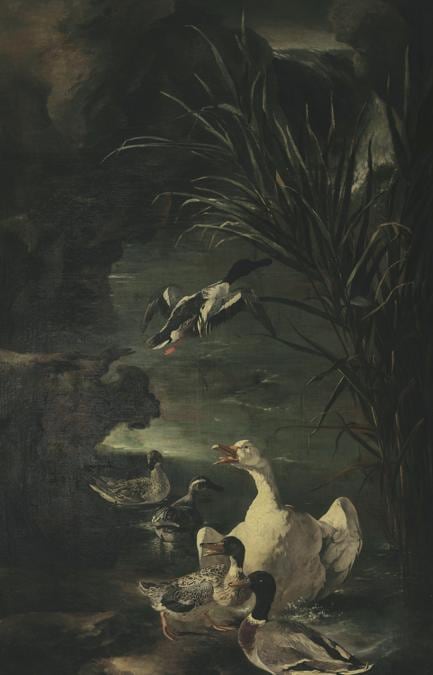 Anonimo olandese, Pandolfo Reschi (1640-1696), Livio Mehus (1627-1691), Ciclo di Orfeo (dettaglio), 1675-1680 circa, olio su tela, Milano, Pinacoteca del Castello Sforzesco (in deposito a Palazzo Sormani, sala del Grechetto e sala dei Putti) (© Comune di Milano-Tutti i diritti riservati)
