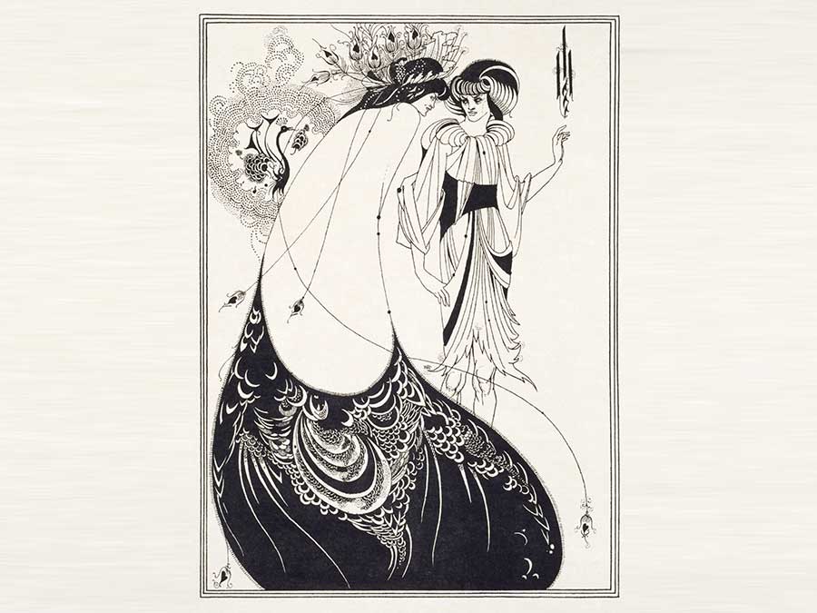 The Peacock Skirt, Aubrey Beardsley, 1894. The V&A collection (© Victoria and Albert Museum, London)