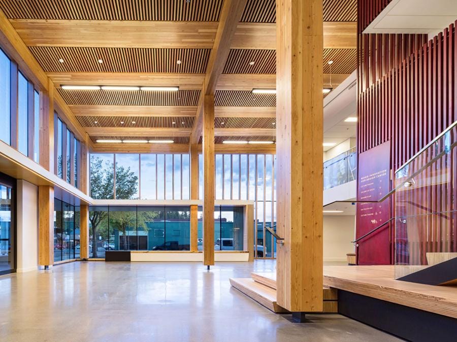Wood innovation and design centre a Prince George, British Columbia (Canada)