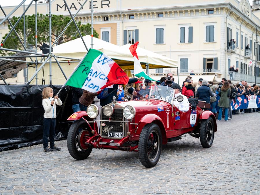 1000 Miglia, il secondo giorno da Cervia a Roma