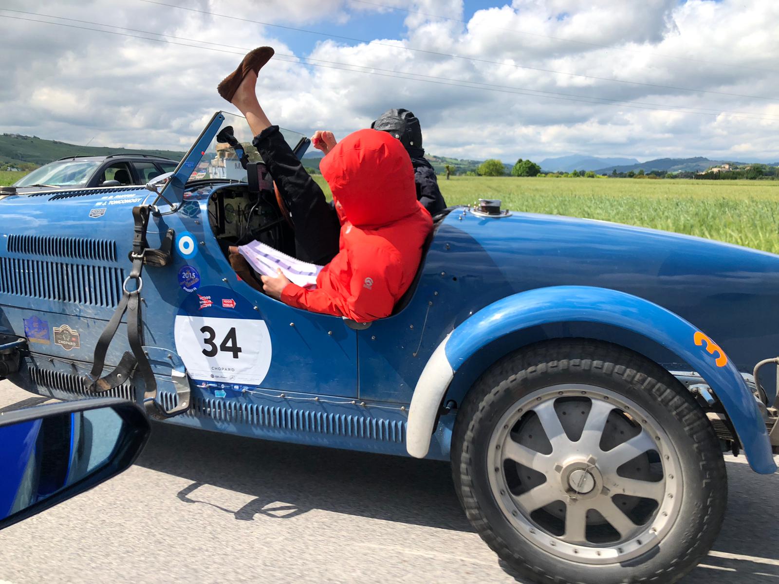 1000 Miglia, il secondo giorno da Cervia a Roma (credit: Mario Cianflone)