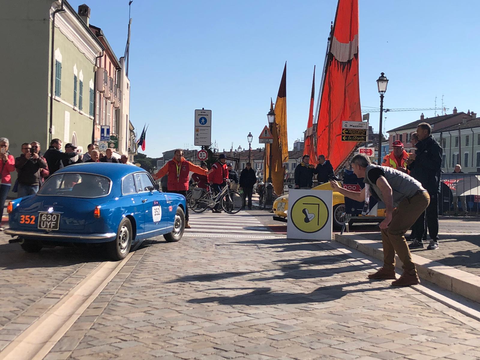 1000 Miglia, il secondo giorno da Cervia a Roma (credit: Mario Cianflone)