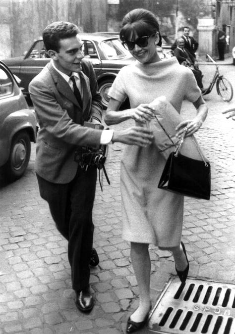 Audrey Hepburn e Rino Barillari