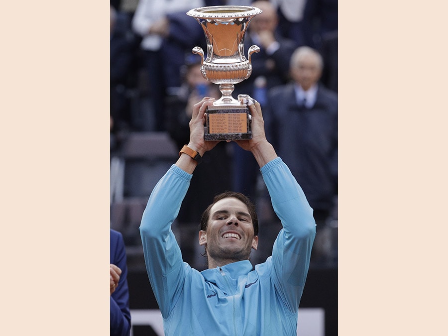 Rafael Nadal. (AP Photo/Gregorio Borgia)