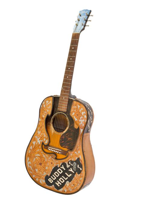 Gibson J-45, 1943-1944, la chitarra acustica suonata da Buddy Holly negli anni della seconda guerra mondiale che ispirò Elvis Presley.