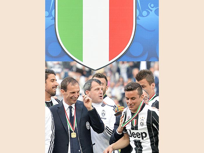 2016. Campione d’Italia. (Ansa)