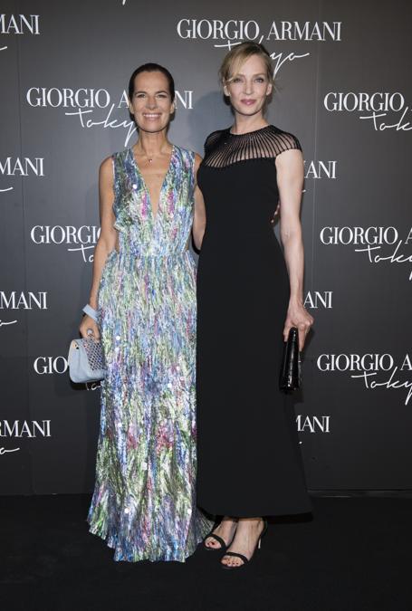 Roberta Armani con Uma Thurman (credit SGP)