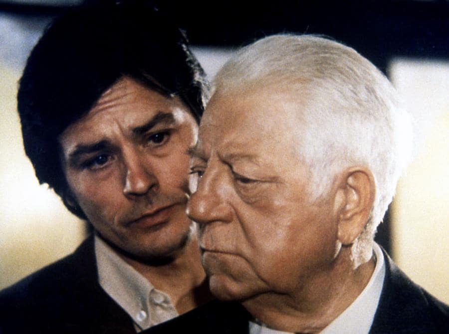 «Due contro la città» del 1973, di Jose Giovanni con Jean Gabin e Alain Delon. (Collection Christophel © Adel Productions / Medusa Distribuzione)
