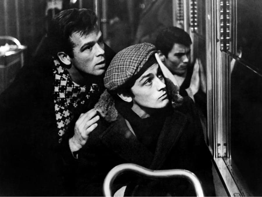 «Rocco e i suoi fratelli» del 1960 di Luchino Visconti con Alain Delon e Renato Salvatori (COLLECTION CHRISTOPHEL © Cocinor-Marceau)