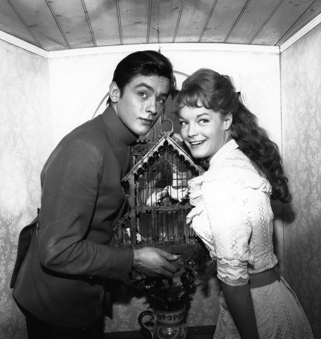 Nel film «L'amante pura» del 1958 di Pierre Gaspard Huit con Romy Schneider e Alain Delon. (Collection Christophel © Speva Films / Play Art)