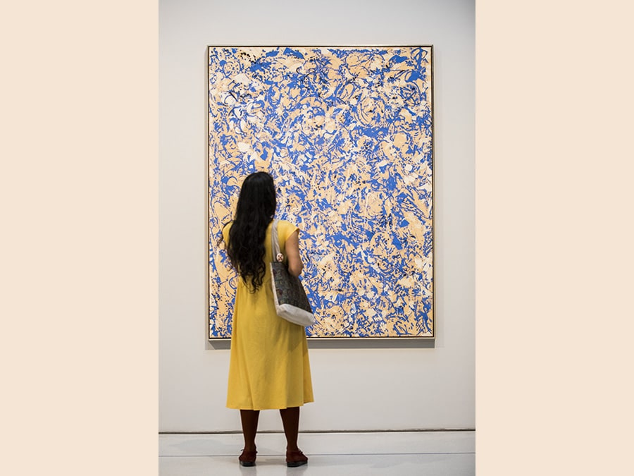 Lee Krasner: Living Colour exhibition at Barbican Art Gallery on May 29, 2019 in London, England. The exhibition is on view 30 May - 1 September 2019. (Photo by Tristan Fewings/Getty Images for Barbican Art Gallery)