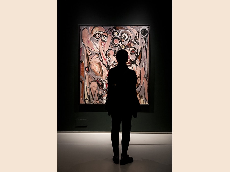 Lee Krasner: Living Colour exhibition at Barbican Art Gallery on May 29, 2019 in London, England. The exhibition is on view 30 May - 1 September 2019. (Photo by Tristan Fewings/Getty Images for Barbican Art Gallery)