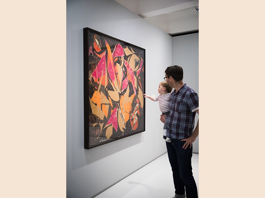 Lee Krasner: Living Colour exhibition at Barbican Art Gallery on May 29, 2019 in London, England. The exhibition is on view 30 May - 1 September 2019. (Photo by Tristan Fewings/Getty Images for Barbican Art Gallery)