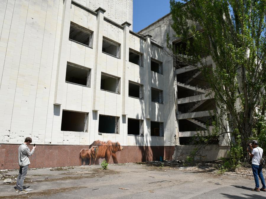 Foto ricordo  da Pripyat  (Stringer / Sputnik)
