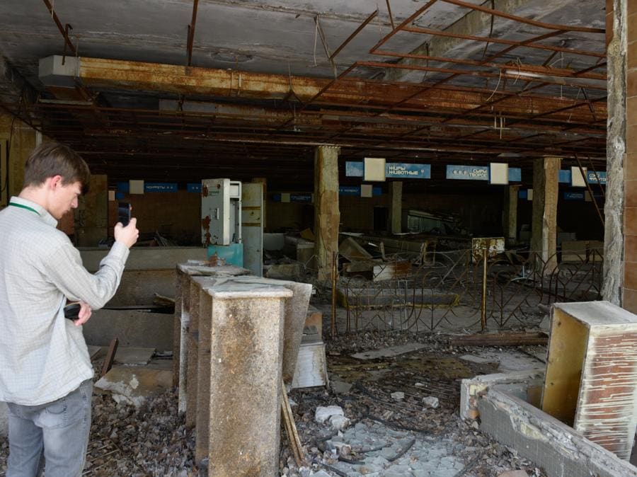 Ciò che resta  di un supermercato a Pripyat (Stringer / Sputnik)