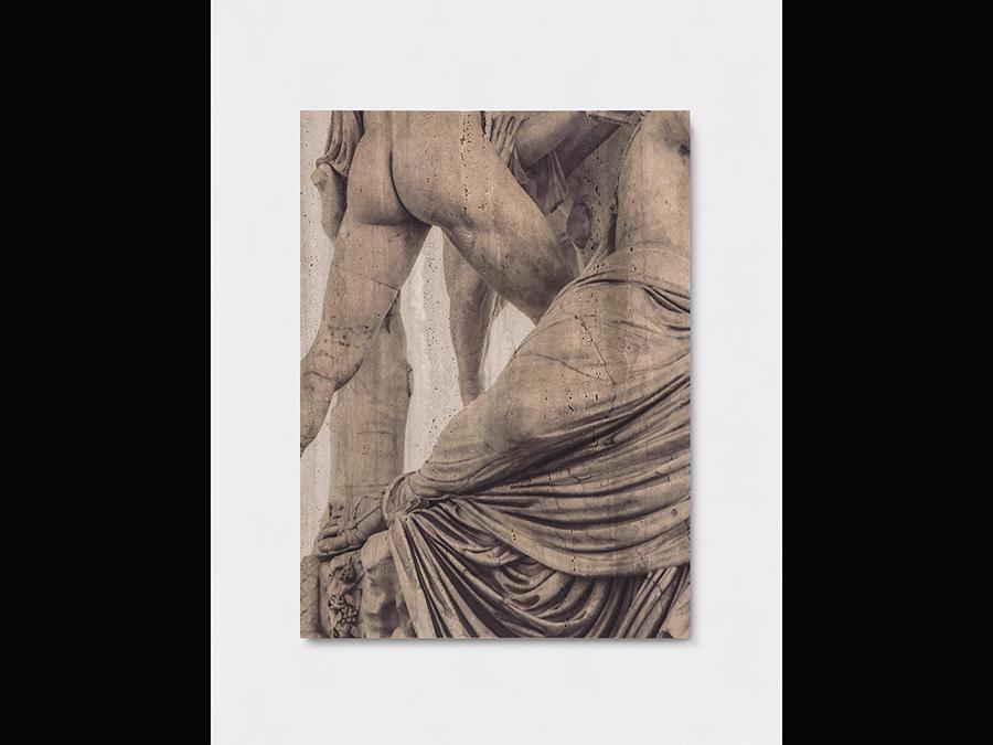 Elisa Sighicelli, ’Untitled (6891)’ 2019, 80x100x4 cm. Stampa UV su marmo (foto di Sebastiano Pellion di Persano)