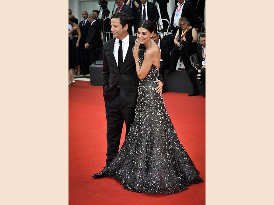 hostess Alessandra Mastronardi con il compagno Ross McCallFoto IPP/ Daniele Cifala'