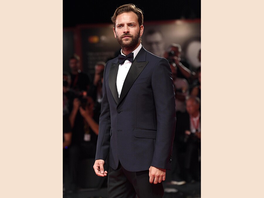 Alessandro Borghi in Gucci (ANSA/CLAUDIO ONORATI)